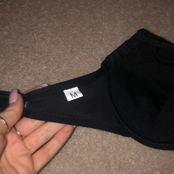 Black bathing suit top - Picture 2 of 2